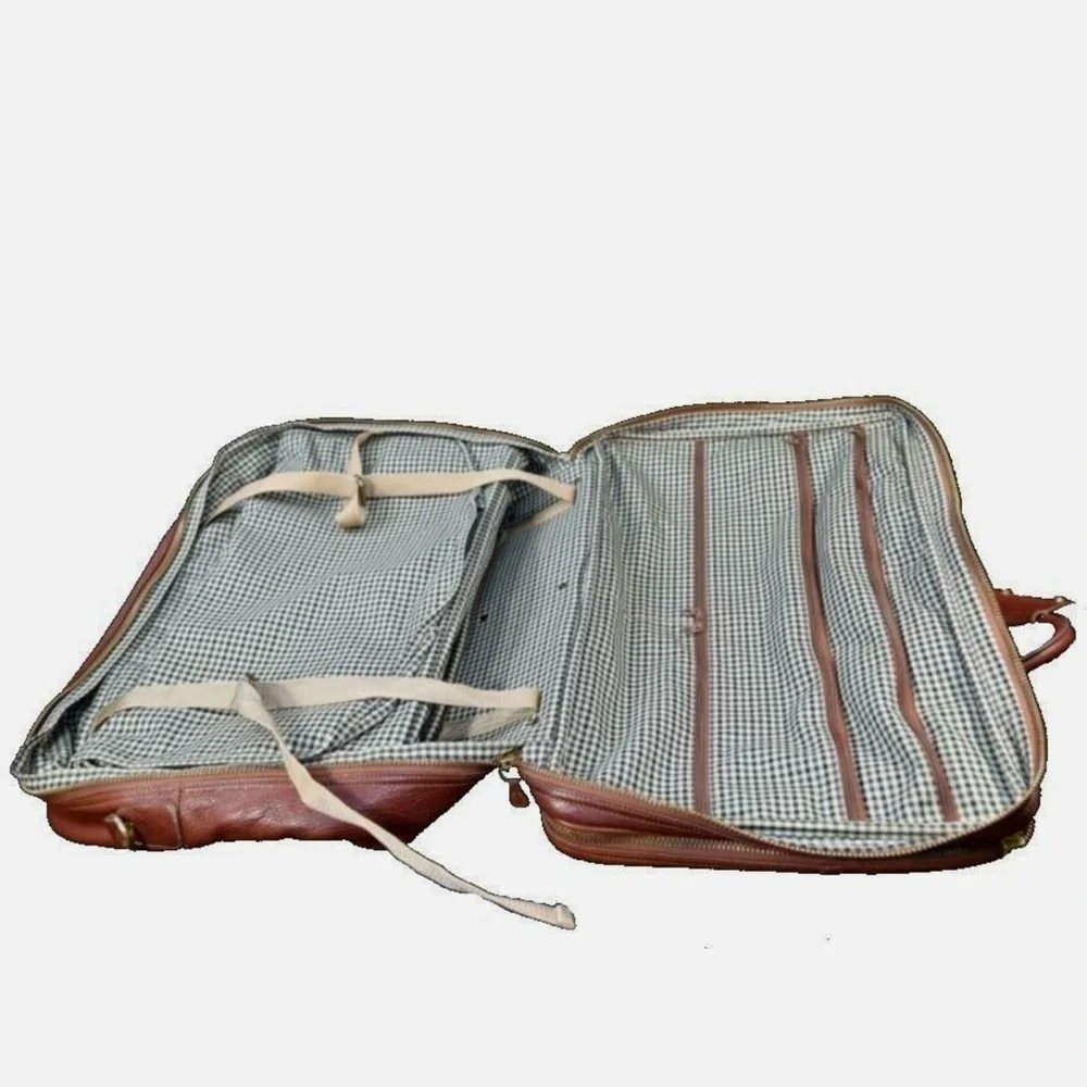 Elegant Vintage Brown Ghurka Leather Briefcase for Men